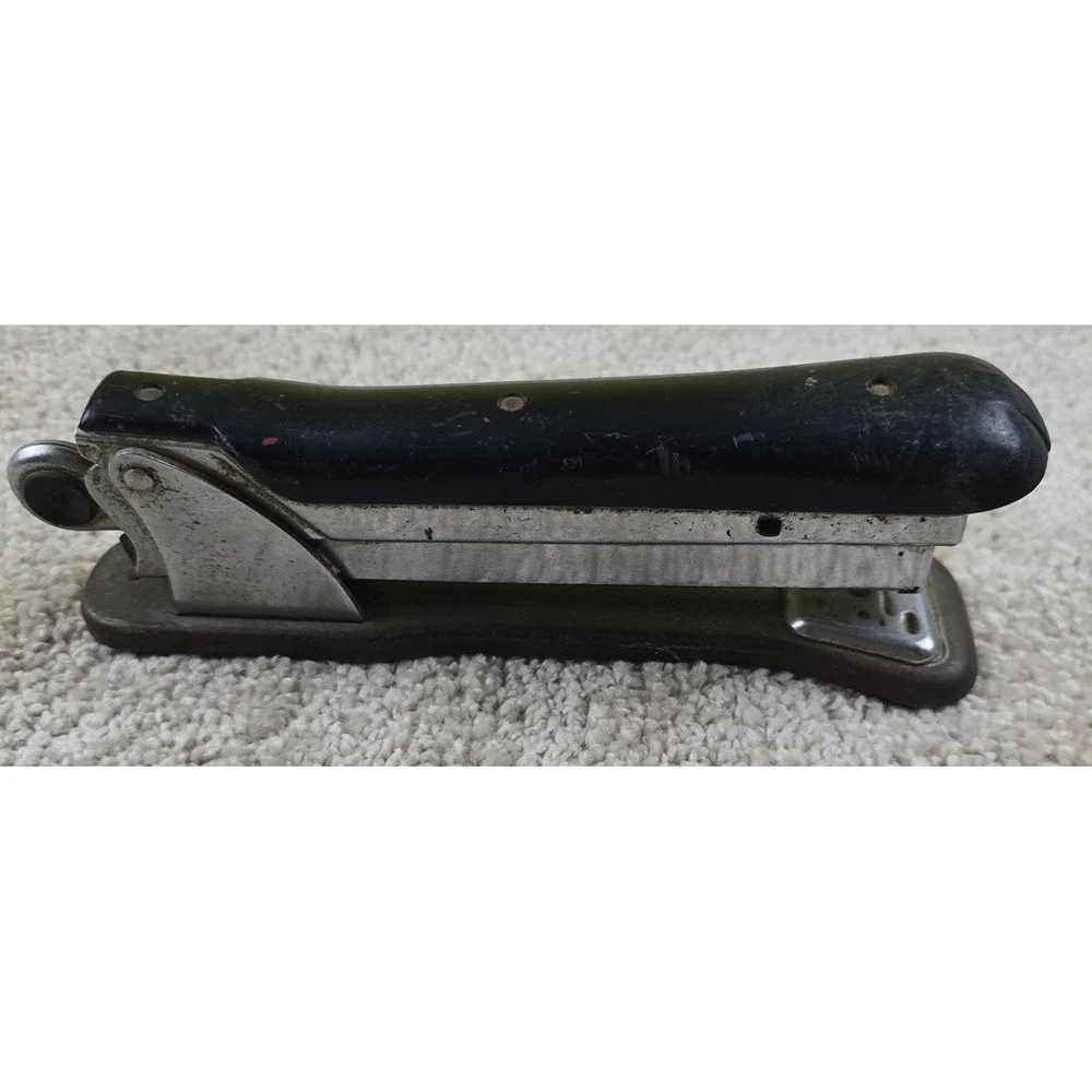 Ace Fastener Corp Ace-Hi No. 502 Stapler Black Vintage Industrial Chicago USA